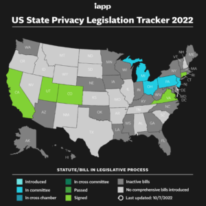 Cyber Security Legislative Process Map to meet Data Privacy needs